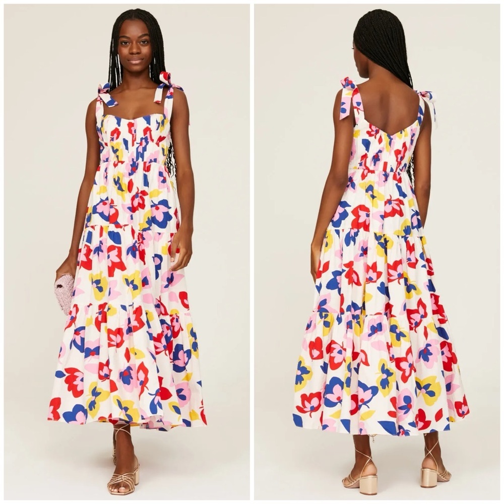 Kate Spade Multicolor Floral Maxi Dress